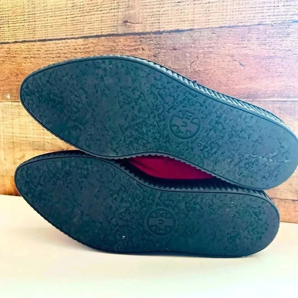 T.U.K Creeper A8507 Lipstick Pink Wildleder 3 Buckle Pointed Boot - Picture 9 of 11